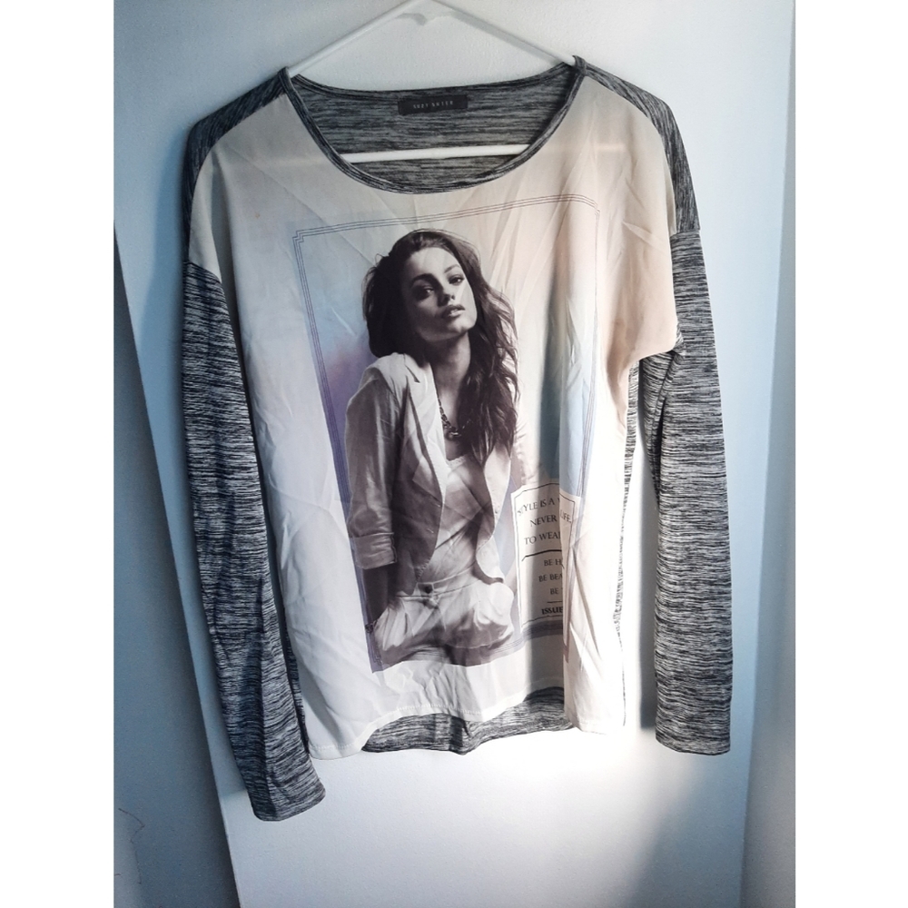 Suzy Shier Portrait Shirt